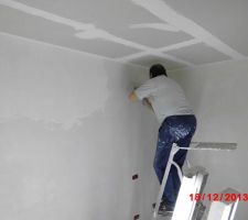 Enduit de lissage ! derni&egrave;re pi&egrave;ce