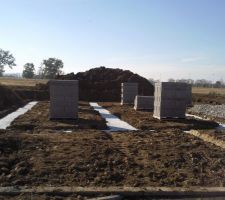 Livraison des parpaings le 13/12/13