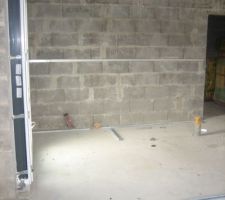 Hall d'entrée rails placo