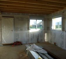 Isolant knauf 150mm 60mm dans les murs