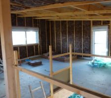 Isolant knauf 150mm 60mm dans les murs et 240mm 80mm au plafond