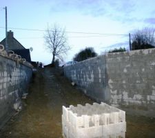 Descente de garage de face