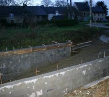 Descente de garage vu du cote