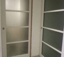 2EME porte à galandage posée.