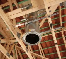 Conduit du poele a bois fini!