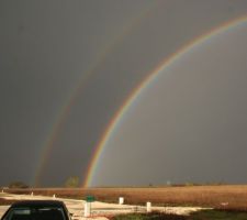 L'arc en ciel après l'orage