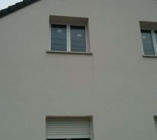 Coulure sous fenetre