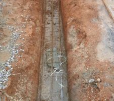 Coulage fondation garage du voisin et mur mitoyen