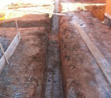 Coulage fondation garage du voisin et mur mitoyen