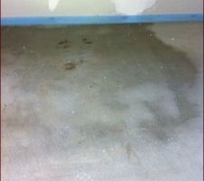 Résultat d'une fenêtre laissée ouverte sous la pluie