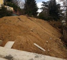 Vu du jardin à partir de la baie vitré.