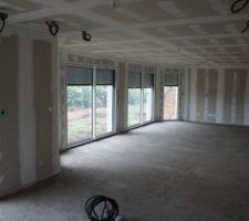 Chape terminée ! a nous les clefs et le début des travaux pour nous !