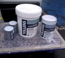 NOus avons acheter la peinture!