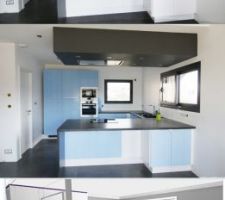 Avant / apres
cuisine cot&eacute; sam