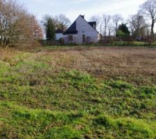 Le terrain avant le commencement.