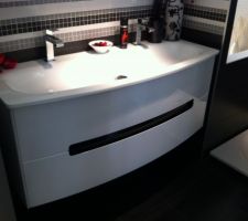 Meuble de la salle de bain parentale