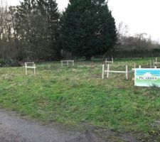 Implantation de la maison sur le terrain ....
