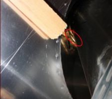 Fuite conduit cheminée
