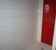 Salle de bain enfants- douche / carreaux 20*50cm