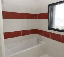 Faience salle du bain du haut