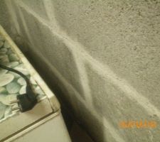 Mur façade nord touchés également