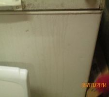 Re congel mur qui donne dans la maison