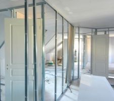 Cloisonnement &eacute;tage.