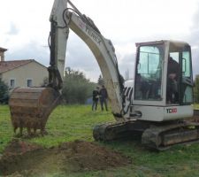 Premier coup de godet!