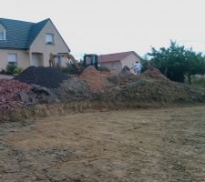 Le debut du terrasement