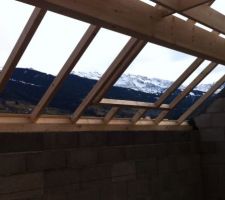 Velux côté belle donne, vue de notre chambre.