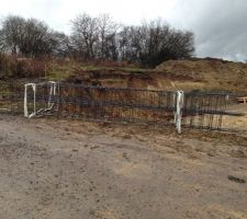 Ferrailles des fondations selon l'étude béton