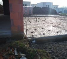 Dalle du voisin qui avance doucement