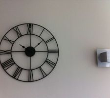 Horloge salon et 3e applique