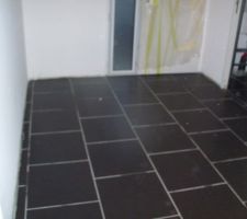 Carrelage de l'entrée