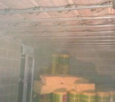 Isolation au plafond LDV 500mm