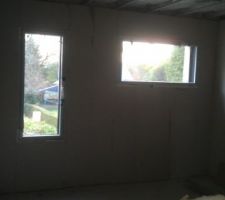 Placo chambre parentale