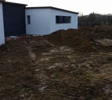 Surplus des terres sur la face nord
