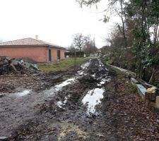 Tentative d'enlèvement de la benne n°4. Benne partie ...