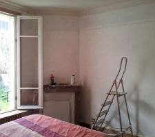 Couche d'impression - chambre du rdc