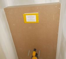 Habillage des wc.