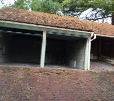 Garages existants sur le terrain