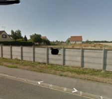 Apr&egrave;s d&eacute;molition de la grange...