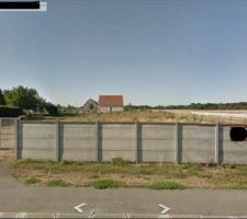 Apr&egrave;s d&eacute;molition de la grange...