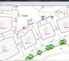 Notre terrain le lot 52 avec 437 m2