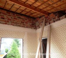 D&Atilde;?&Acirc;&copy;molition du plafond salon