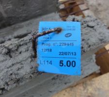 Les poutrelles sont un peu plus longues : 5.0m au lieu de 4.9m