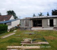 Vue arri&egrave;re de l'extension