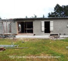 Vue de la façade AR