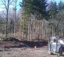 Plateforme decaissée
