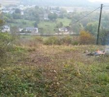 Debut du terrain avec vue